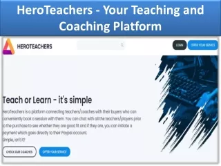 heroteachers your teaching and coaching platform