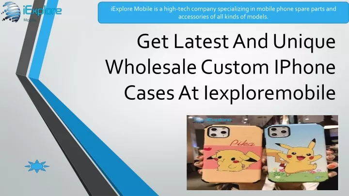 get latest and unique wholesale custom iphone cases at iexploremobile