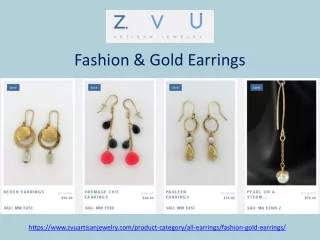 Fashion & Gold Earrings