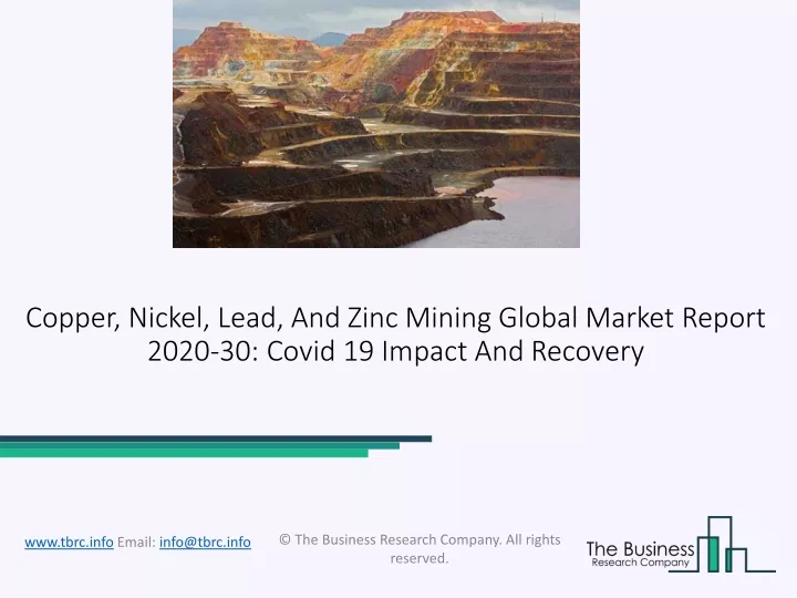 copper nickel lead and zinc mining global market