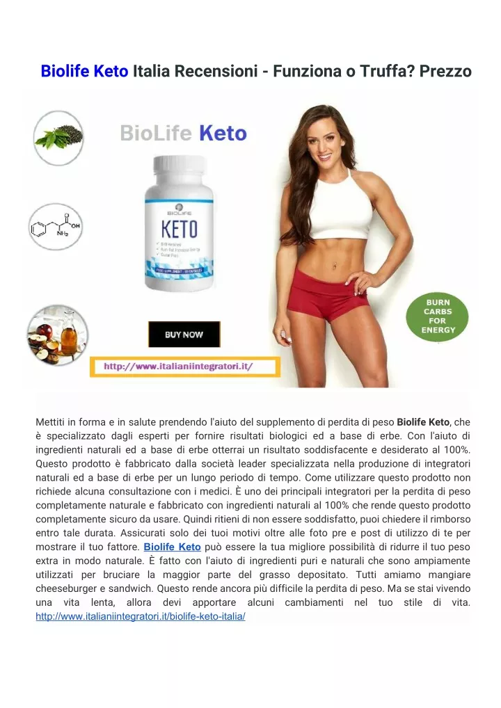 biolife keto italia recensioni funziona o truffa