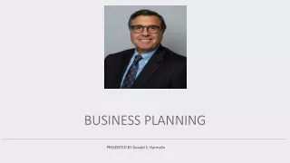 Business Planning - Donald S. Harmelin