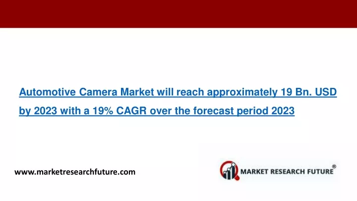 automotive camera market will reach approximately