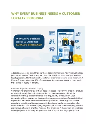 why every business needs a customer loyalty