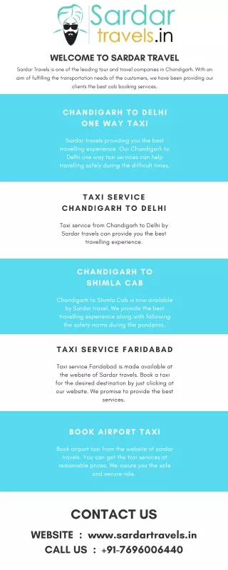 Chandigarh To Delhi One Way Taxi - Sardar Travel