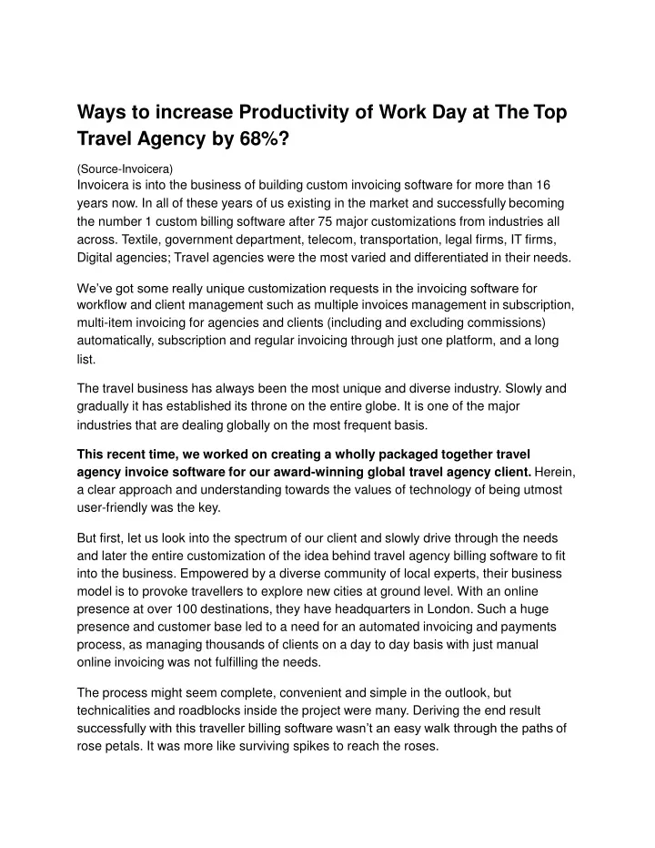 ways to increase productivity of work