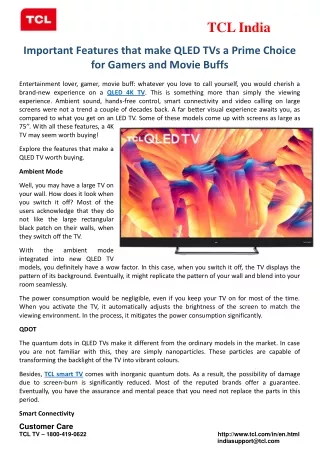 tcl india