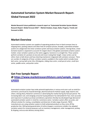 automated sortation system market research report