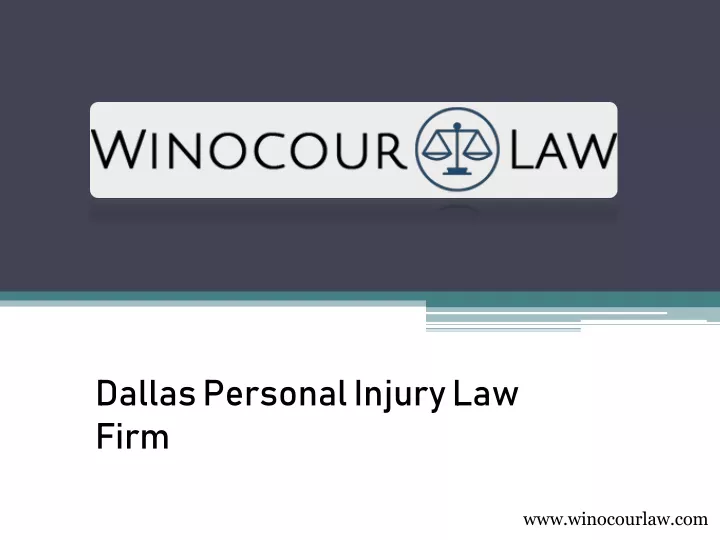 dallas personal injury law firm