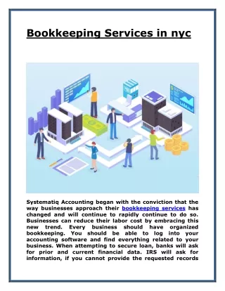 Bookkeeping Services in nyc