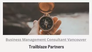 Business Management consultant Vancouver- Trailblaze Partners