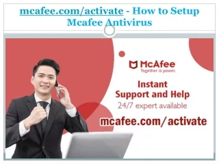 mcafee com activate how to setup mcafee antivirus
