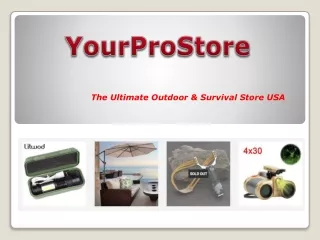 Shop Online Camping and Survival Equipments