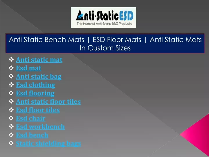 anti static bench mats esd floor mats anti static