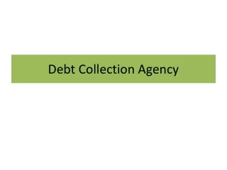 debt collection agency
