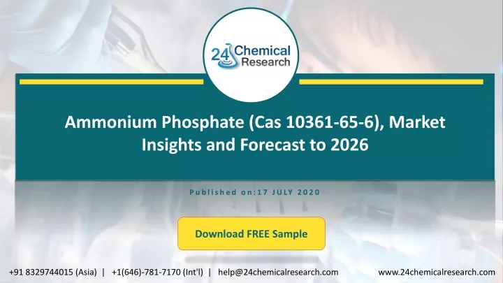 ammonium phosphate cas 10361 65 6 market insights