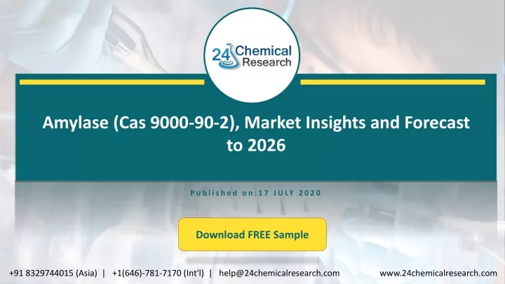 amylase cas 9000 90 2 market insights