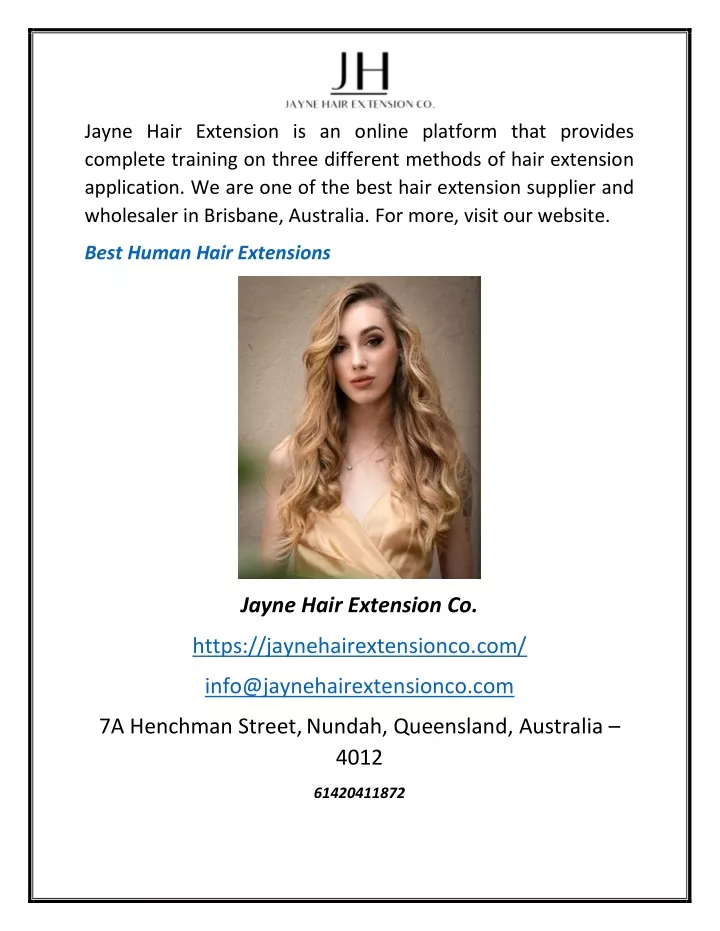 jayne hair extension is an online platform that