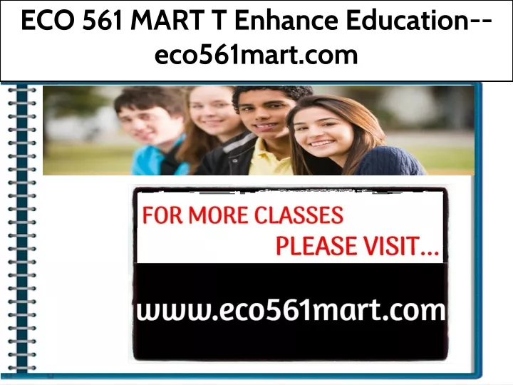 eco 561 mart t enhance education eco561mart com