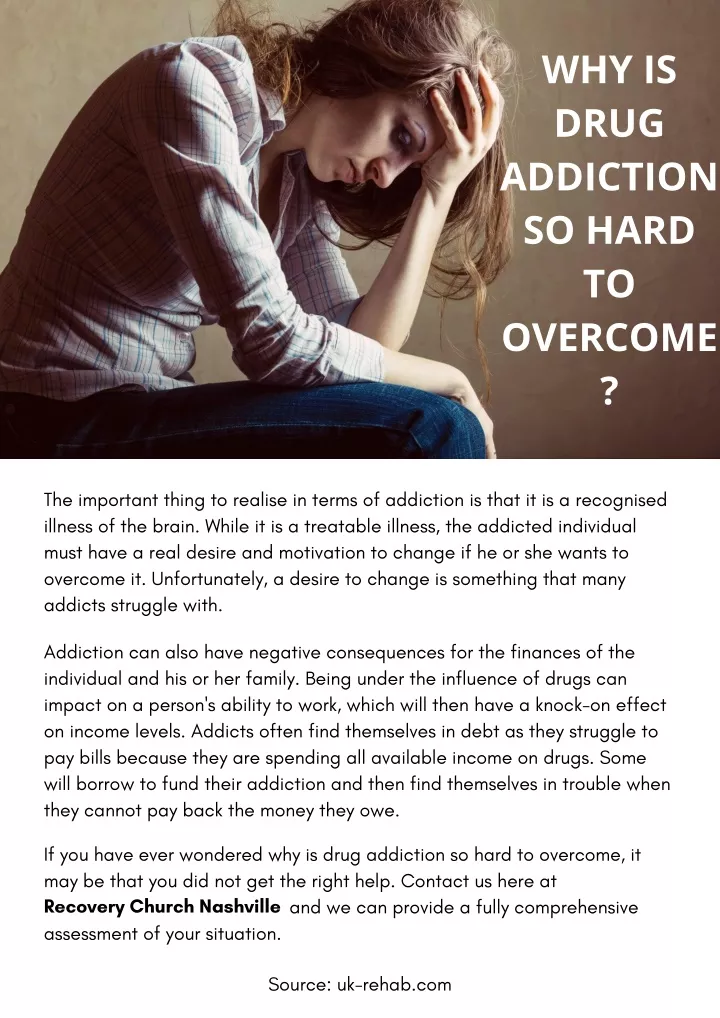 why is drug addiction so hard to overcome