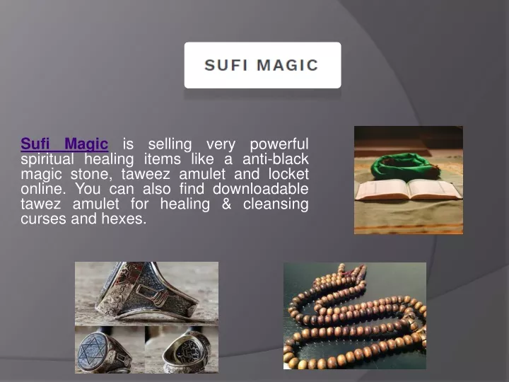 sufi magic is selling very powerful spiritual
