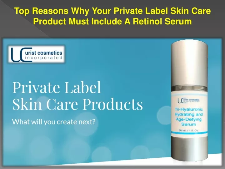 top reasons why your private label skin care