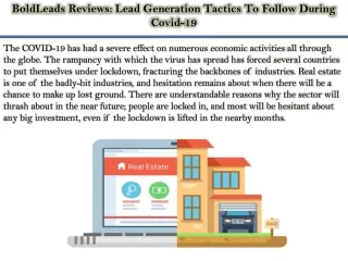 boldleads reviews lead generation tactics