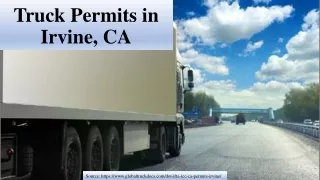 Truck Permits, ICC & Motor Carrier, IFTA Permits & DOT Number Irvine, CA
