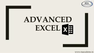 Advanced Excel Training In Marathahalli