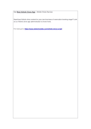get best airbnb clone app airbnb clone service