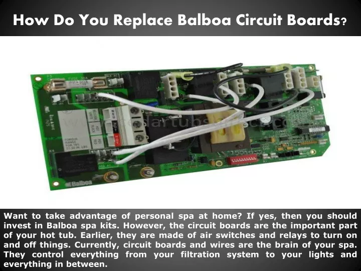 how do you replace balboa circuit boards