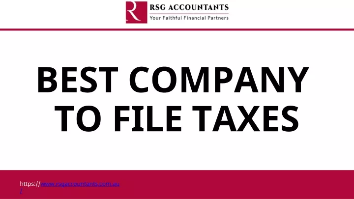 best company to file taxes