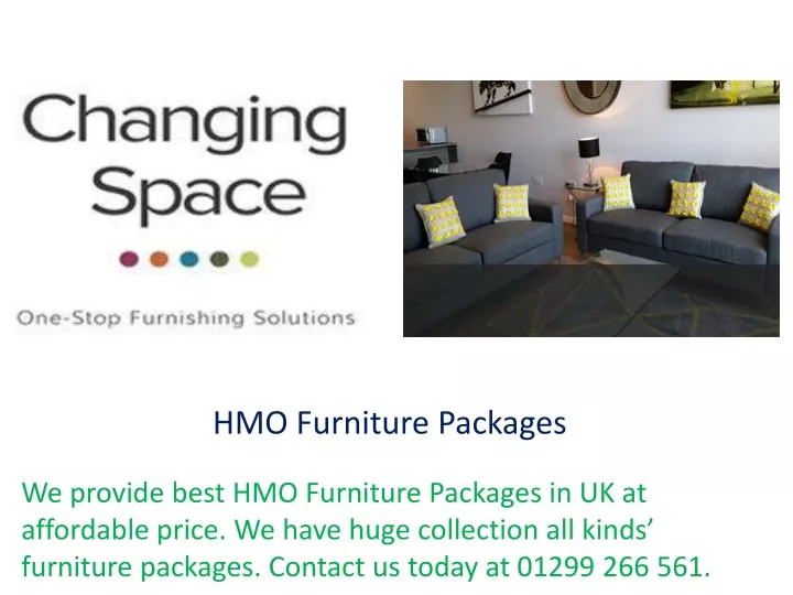 hmo furniture packages