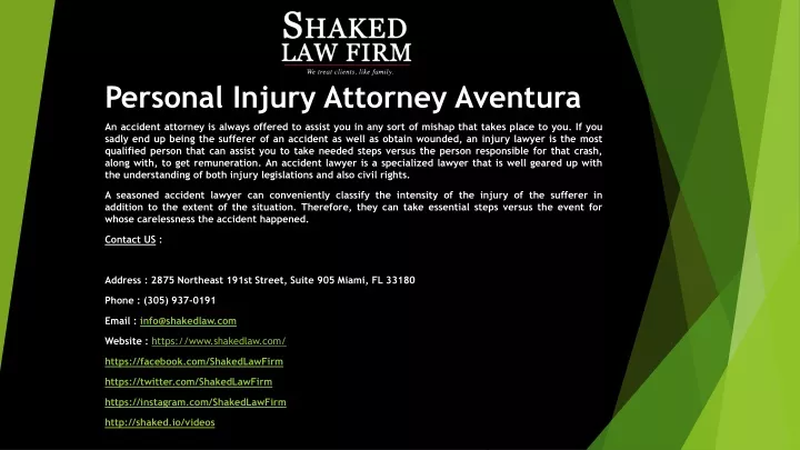 personal injury attorney aventura