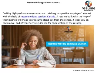 resume writing services canada