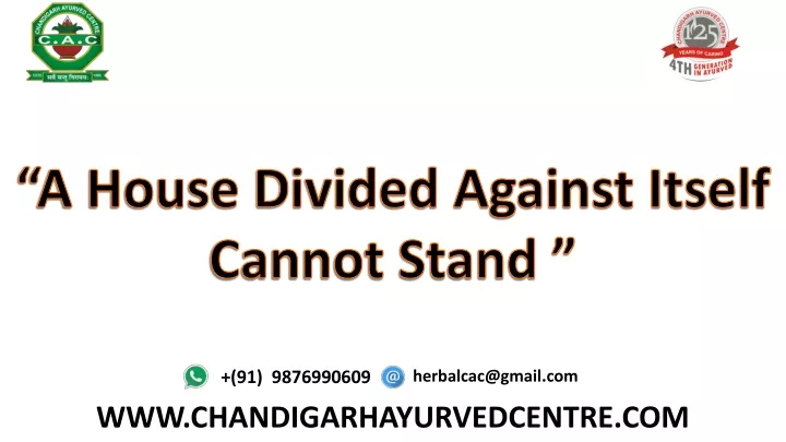 a house divided a gainst itself cannot stand