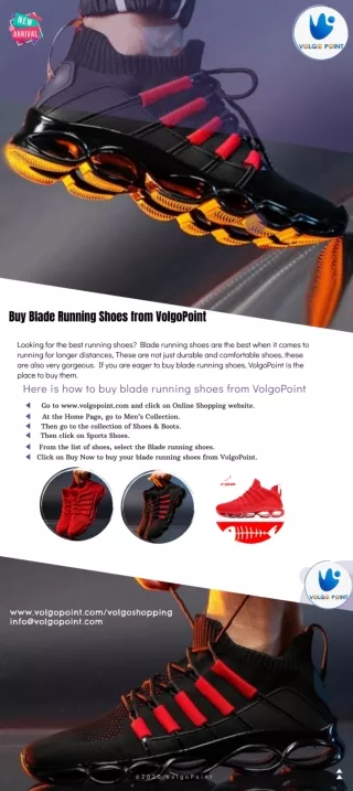 How to Buy Blade Running Shoes from VolgoPoint