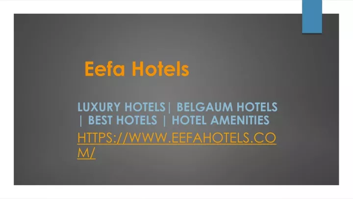 eefa hotels