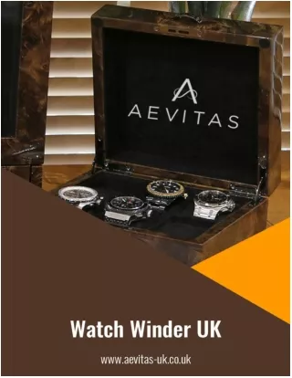 4 Reasons to consider investing in Watch Winder UK