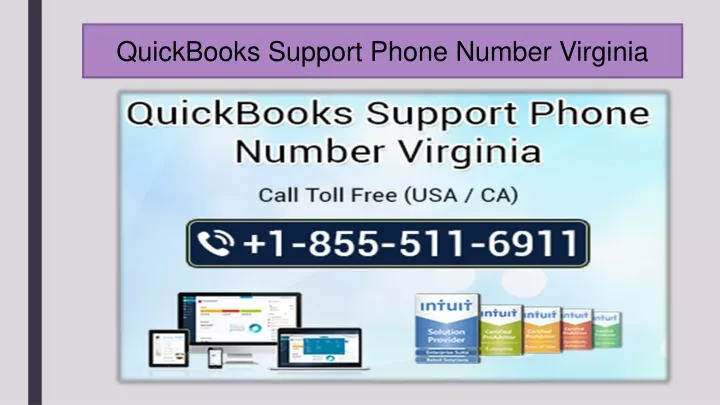 quickbooks support phone number virginia