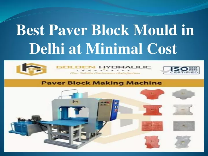 best paver block mould in delhi at minimal cost