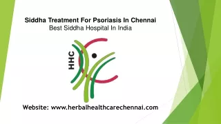 Siddha treatment for Psoriasis Chennai | Herbal Health Care