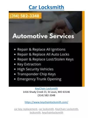 car locksmith