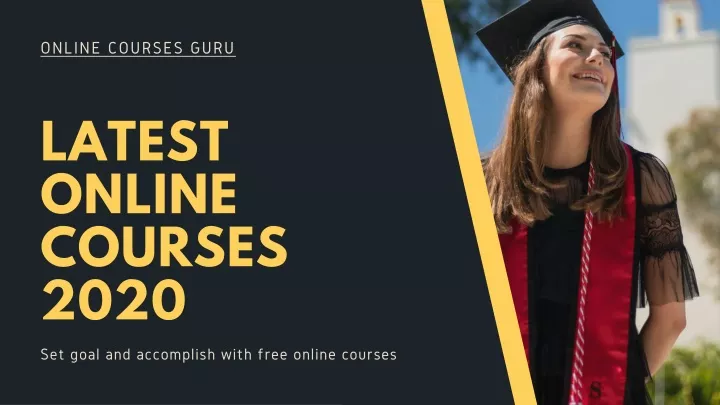 latest online courses 2020