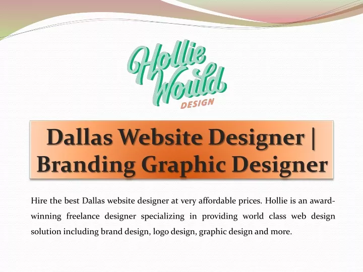 dallas website designer branding graphic designer