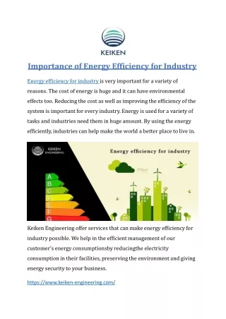 energy efficiency for industry_keiken-engineering