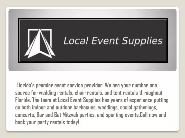 florida s premier event service provider