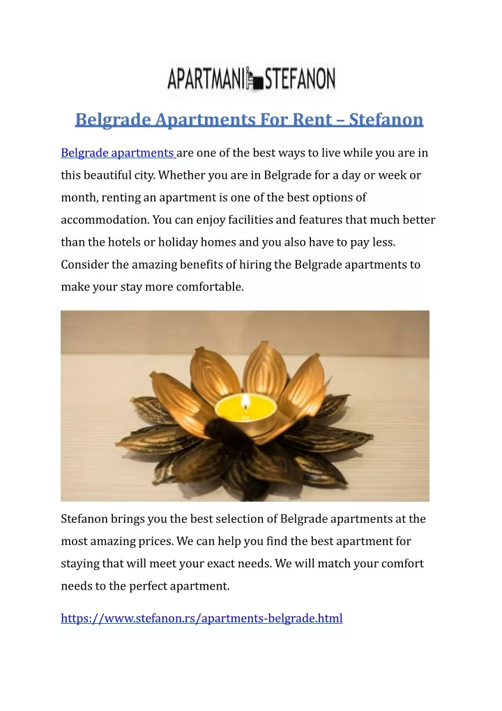 belgrade apartments for rent stefanon belgrade