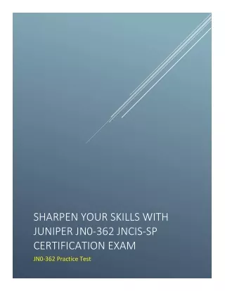sharpen your skills with juniper jn0 362 jncis