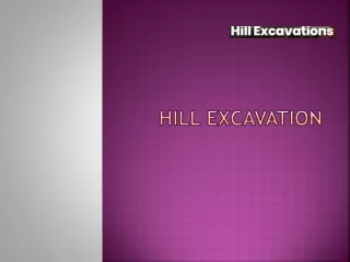 Excavation Services Adelaide  | Earthmoving Services Adelaide | Hill Excavations